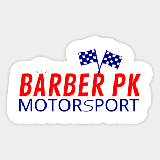 Barber park motorsport Sticker